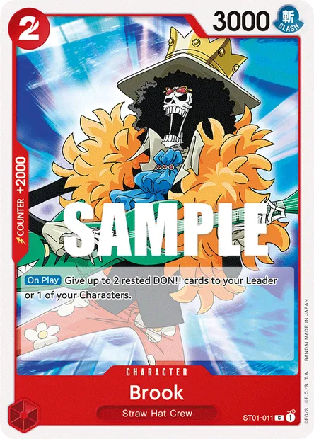 Brook, One Piece card ST01-011 — Straw Hat Crew set