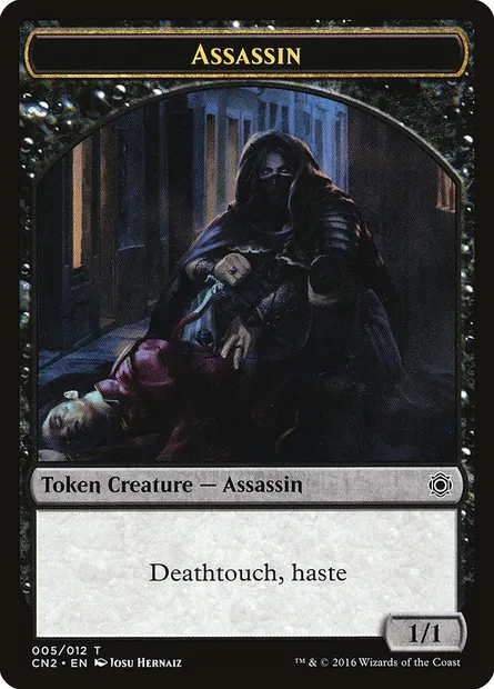 Assassin, carte Magic TCN2 5 — extension Conspiracy: Take the Crown Tokens