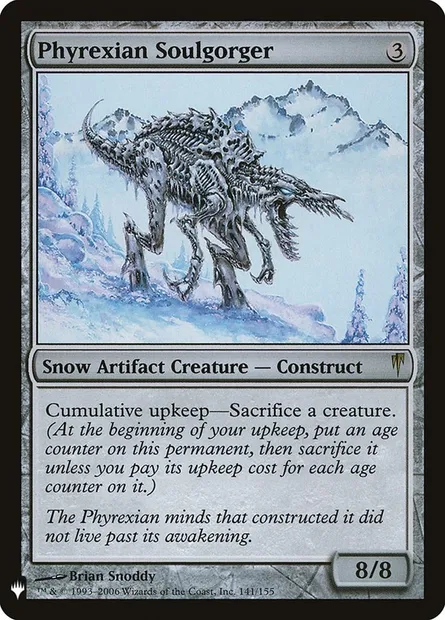 Engloutâmes phyrexian, carte Magic PLST CSP-141 — extension The List