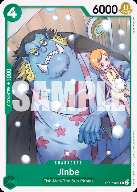 Jinbe, carte One Piece OP07-027 — extension 500 YEARS IN THE FUTURE