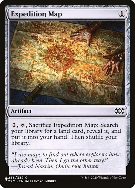 Carte d'expédition, carte Magic PLST 2XM-255 — extension The List