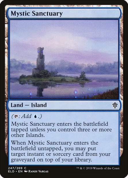 Mystic Sanctuary, Magic card ELD 247 — Throne of Eldraine set
