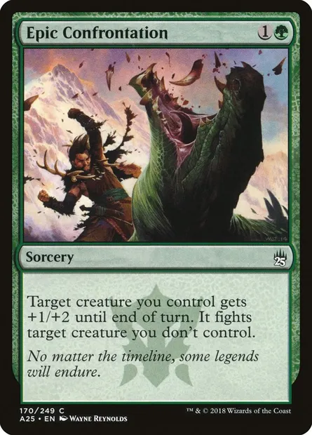 Affrontement épique, carte Magic A25 170 — extension Masters 25
