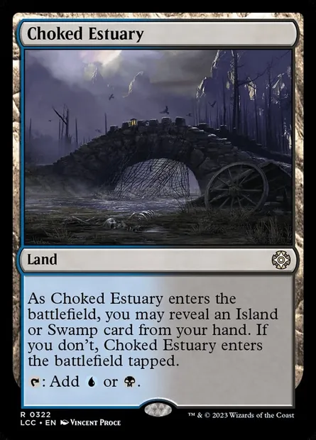 Choked Estuary, Magic card LCC 322 — The Lost Caverns of Ixalan Commander set
