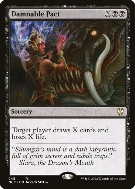 Damnable Pact, Magic card NCC 245 — New Capenna Commander set