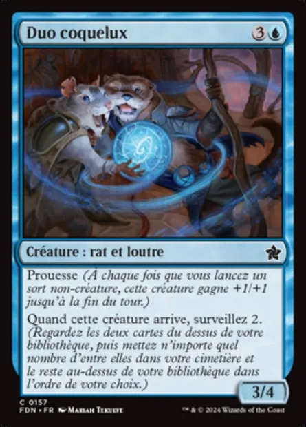 Duo coquelux, carte Magic FDN 157 — extension Foundations