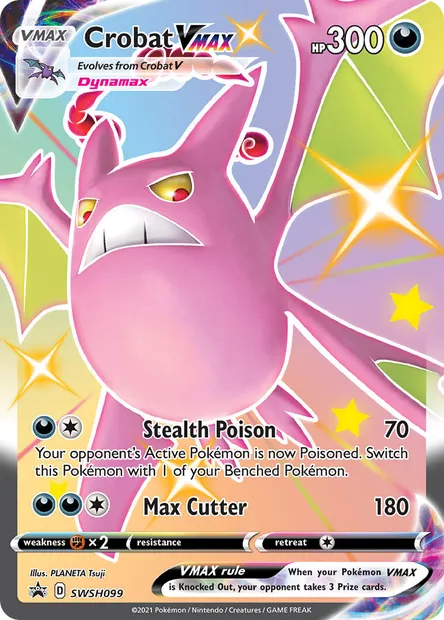 Crobat VMAX, Pokémon card SWSH 099 — SWSH Black Star Promos set
