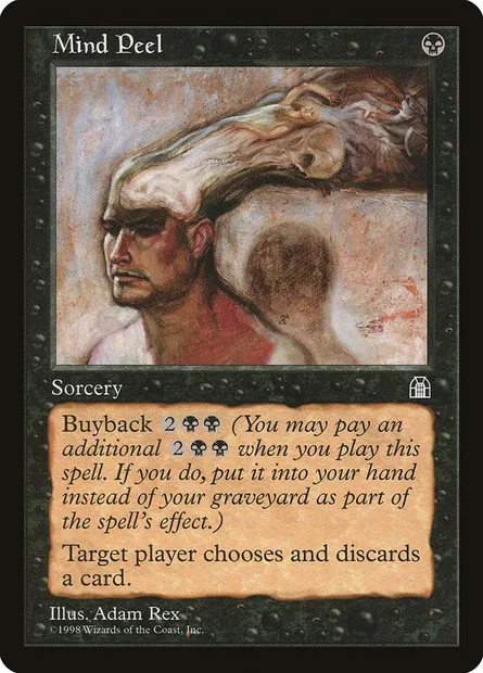 Epluchage cérébral, carte Magic STH 63 — extension Forteresse