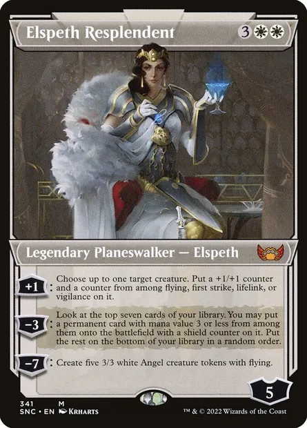 Elspeth Resplendent, Magic card SNC 341 — Streets of New Capenna set
