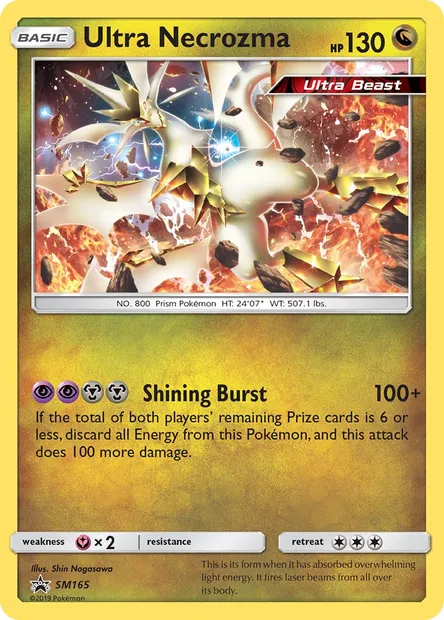 Ultra-Necrozma, carte Pokémon SM 165 — extension Promo SM