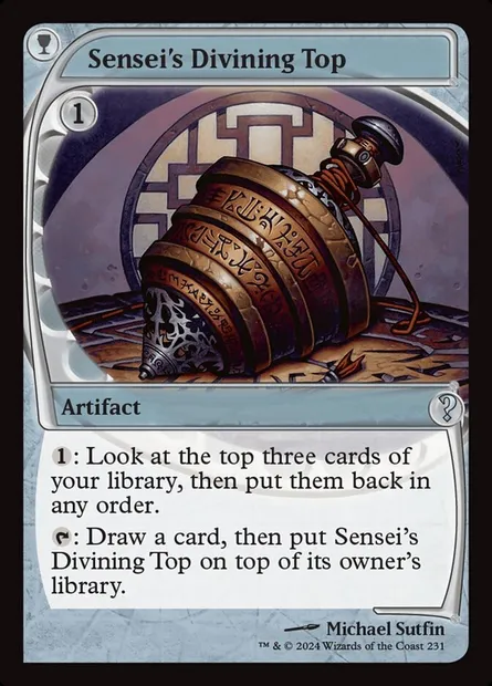 Sensei's Divining Top, Magic card MB2 231 — Mystery Booster 2 set