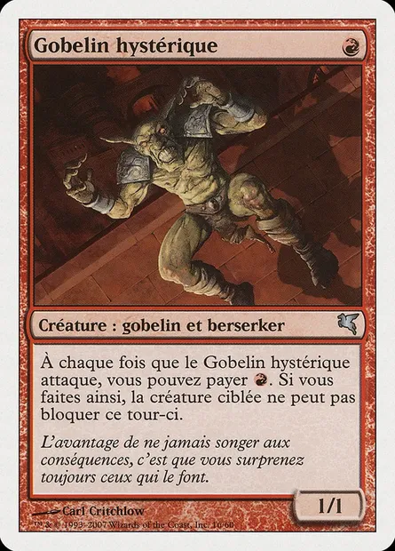 Gobelin hystérique, carte Magic PSAL I16 — extension Salvat 2005