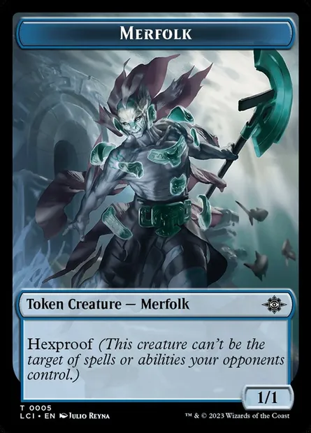 Merfolk, Magic card TLCI 5 — The Lost Caverns of Ixalan Tokens set