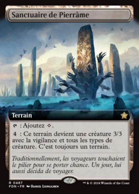 Sanctuaire de Pierrâme, carte Magic FDN 487 — extension Foundations