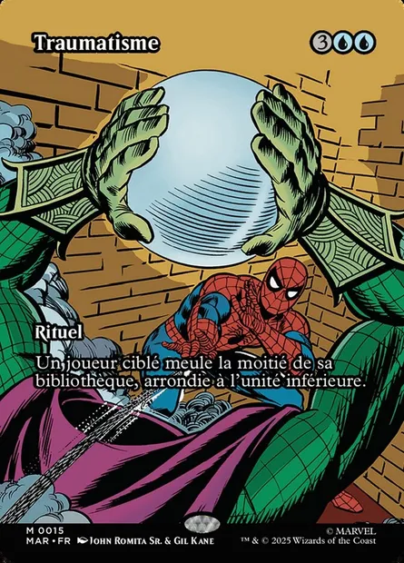 Traumatisme, carte Magic MAR 15 — extension Marvel Universe