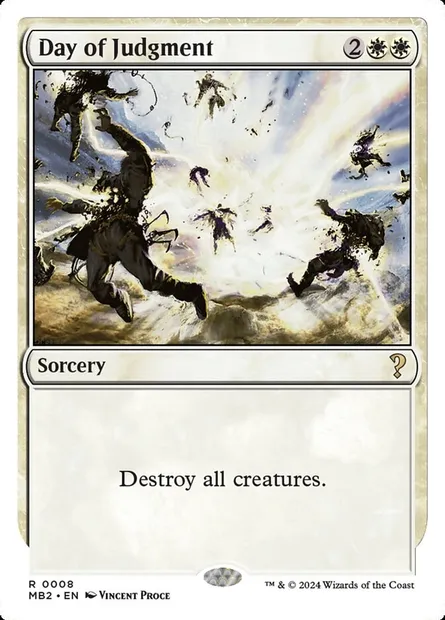 Day of Judgment, Magic card MB2 8 — Mystery Booster 2 set