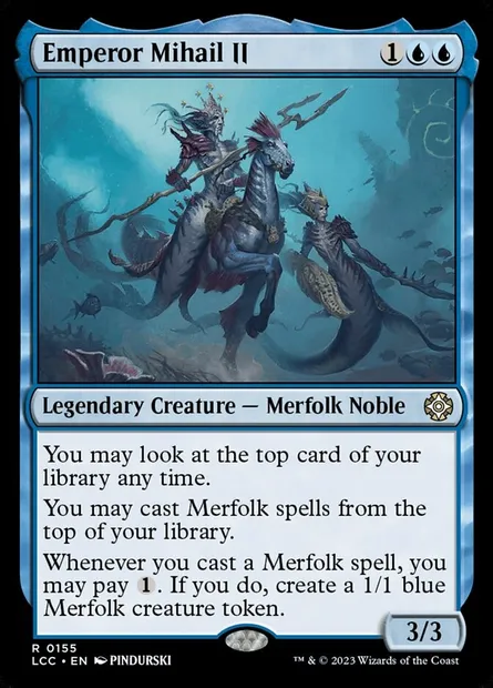 Emperor Mihail II, Magic card LCC 155 — The Lost Caverns of Ixalan Commander set
