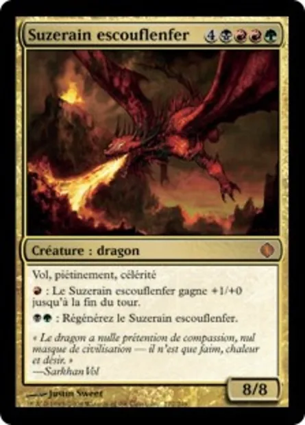 Suzerain escouflenfer, carte Magic ALA 172 — extension Les éclats d'Alara