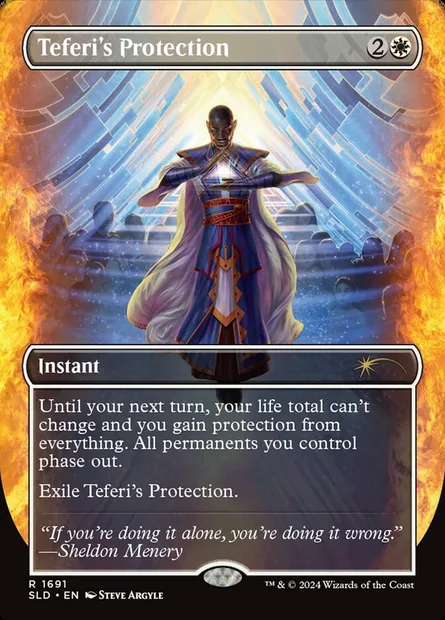 Teferi's Protection, Magic card SLD 1691 — Secret Lair Drop set