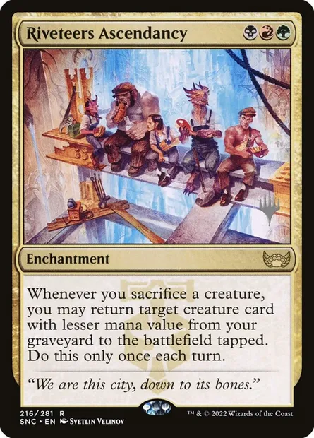 Riveteers Ascendancy, Magic card PSNC 216p — Streets of New Capenna Promos set