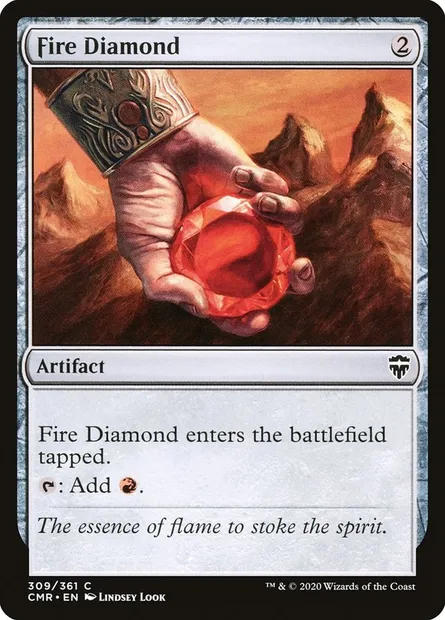 Fire Diamond, Magic card CMR 309 — Commander Legends set