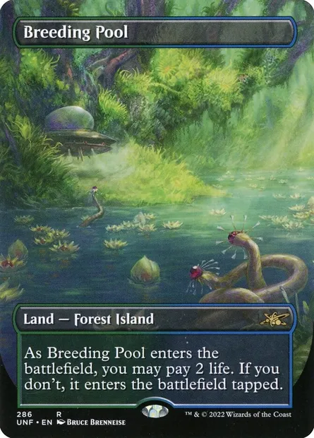 Breeding Pool, Magic card UNF 286 — Unfinity set