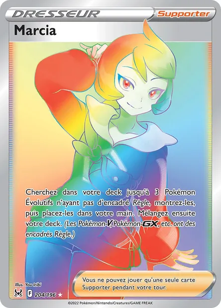 Marcia, carte Pokémon LOR 204 — extension Origine Perdue