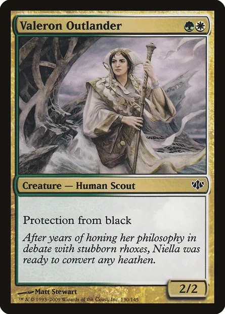Valeron Outlander, Magic card CON 130 — Conflux set