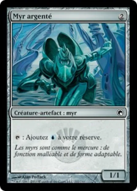 Myr argenté, carte Magic SOM 202 — extension Cicatrices de Mirrodin