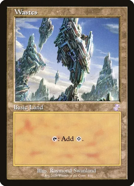 Wastes, Magic card TSR 410 — Time Spiral Remastered set