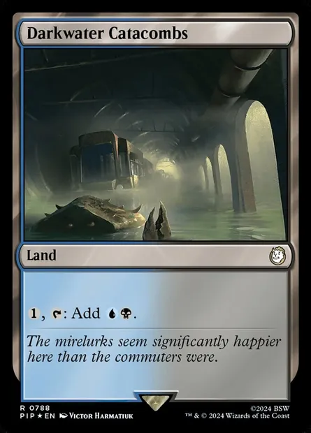 Darkwater Catacombs, Magic card PIP 788 — Fallout set