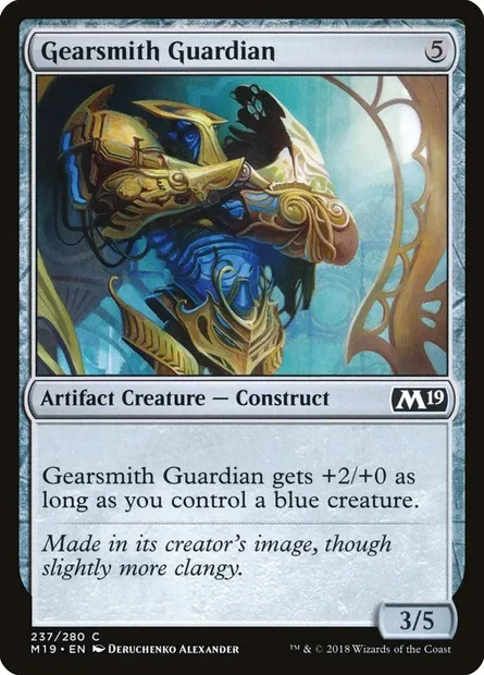 Gearsmith Guardian, Magic card M19 237 — Core Set 2019 set