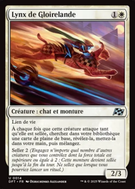 Lynx de Gloirelande, carte Magic DFT 14 — extension Aetherdrift