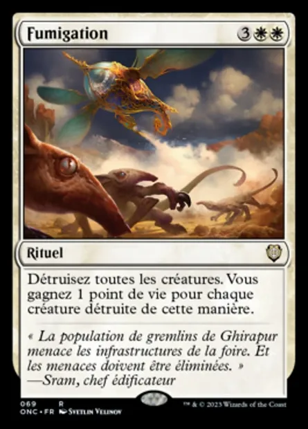 Fumigation, carte Magic ONC 69 — extension Phyrexia: All Will Be One Commander