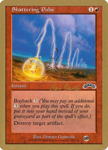 Shattering Pulse, Magic card WC99 kb102sb — World Championship Decks 1999 set