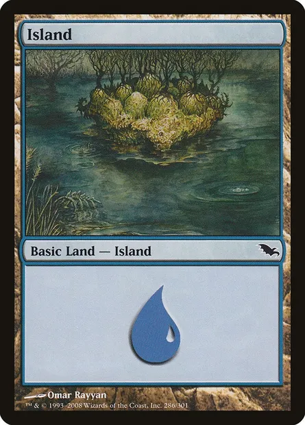 Island, Magic card SHM 286 — Shadowmoor set