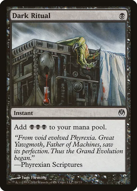Dark Ritual, Magic card DDE 18 — Duel Decks: Phyrexia vs. the Coalition set