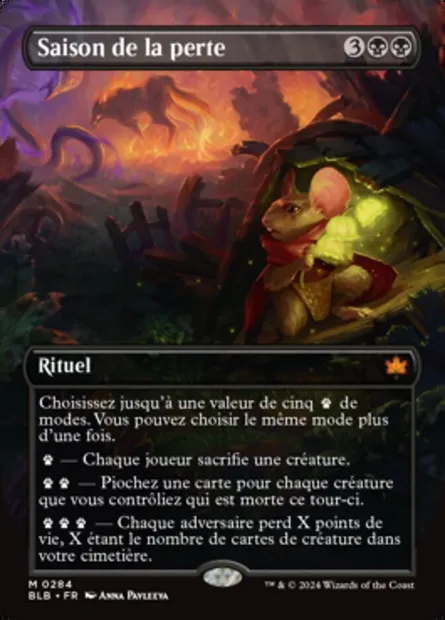 Saison de la perte, carte Magic BLB 284 — extension Bloomburrow