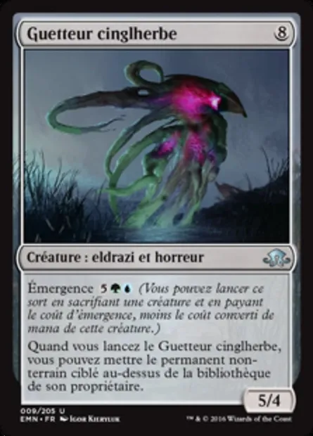 Guetteur cinglherbe, carte Magic EMN 9 — extension La lune hermétique