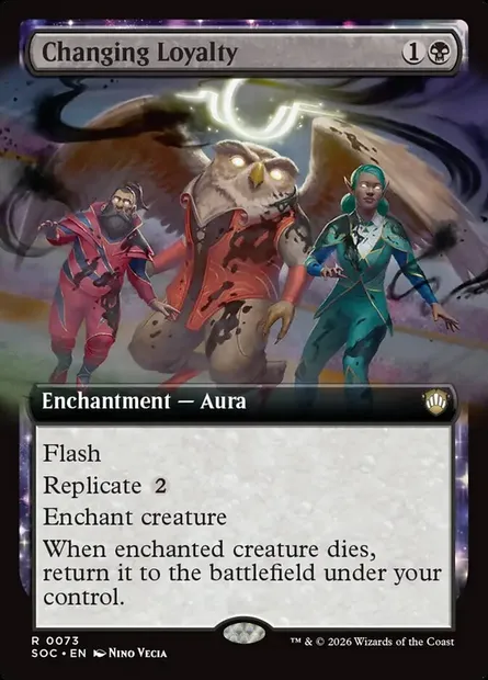 Changing Loyalty, Magic card SOC 73 — Secrets of Strixhaven Commander set
