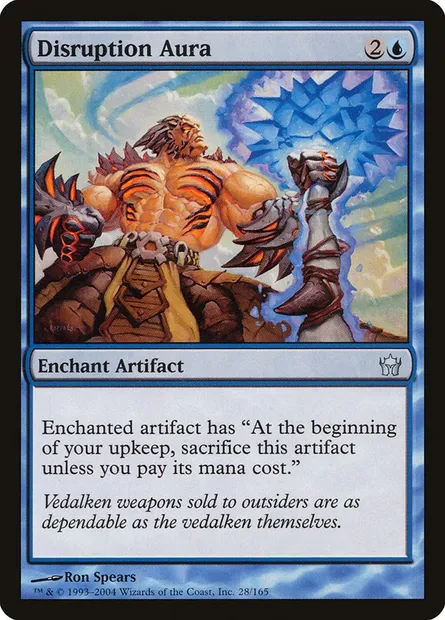 Aura de perturbation, carte Magic 5DN 28 — extension La Cinquième Aube