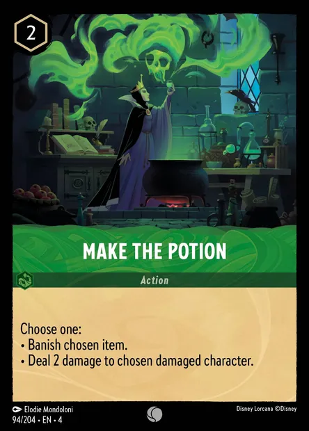 Make the Potion, Disney Lorcana card CH4-094 — Ursula's Return set