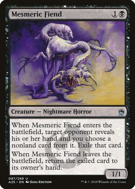 Mesmeric Fiend, Magic card A25 97 — Masters 25 set