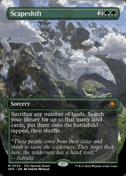Scapeshift, Magic card SPG 34 — Special Guests set