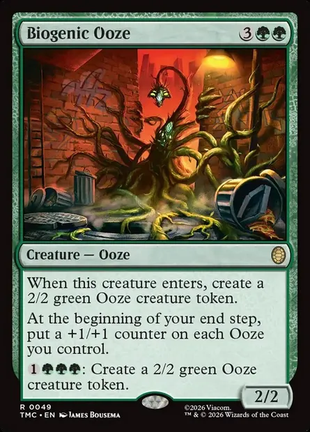 Biogenic Ooze, Magic card TMC 49 — Teenage Mutant Ninja Turtles Eternal set