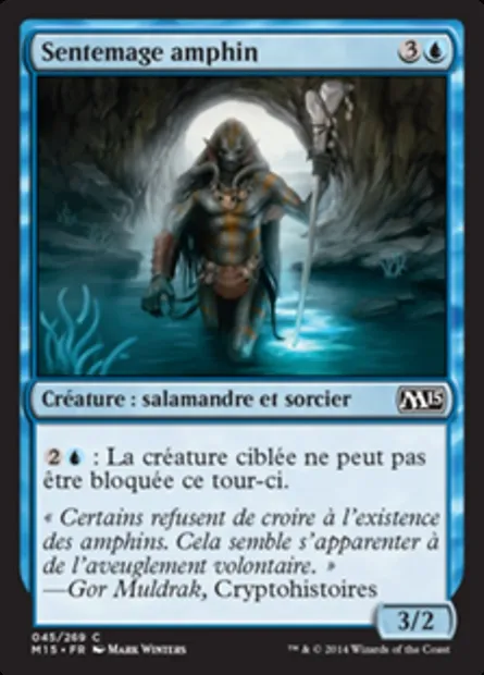 Sentemage amphin, carte Magic M15 45 — extension Magic 2015