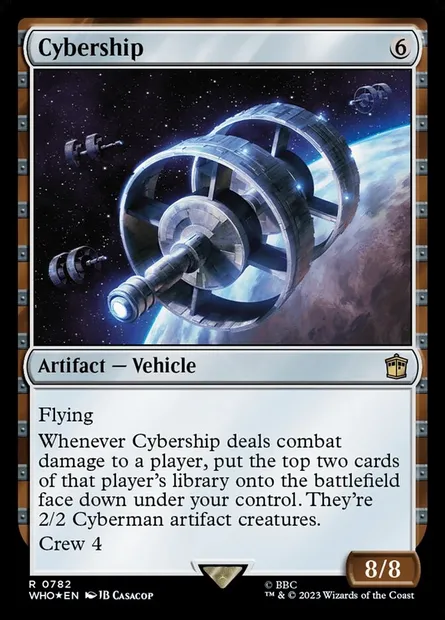 Cybership, Magic card WHO 782 — Doctor Who set