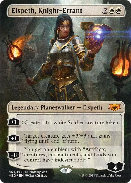 Elspeth, Knight-Errant, Magic card MED GR1 — Mythic Edition set