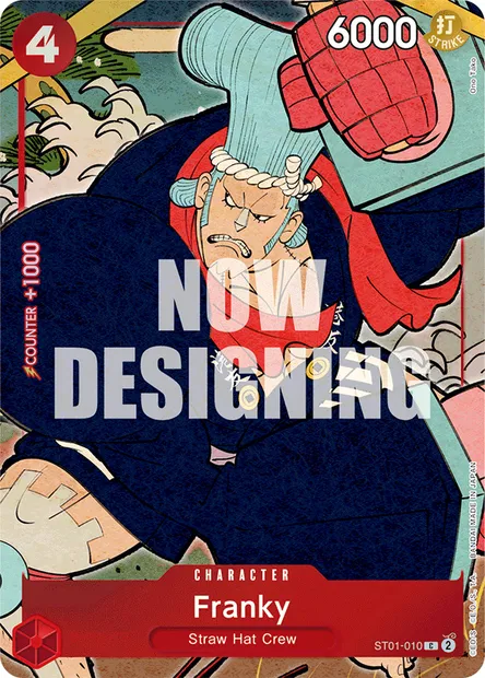 Franky, carte One Piece ST01-010 — extension Straw Hat Crew