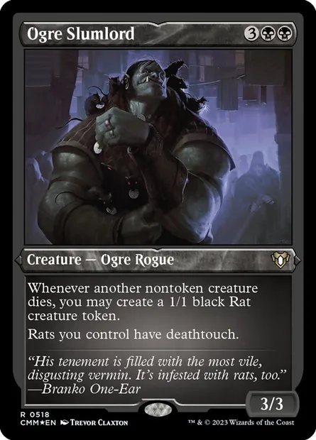 Ogre Slumlord, Magic card CMM 518 — Commander Masters set